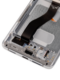 Replacement OLED Assembly With Frame Compatible with Samsung Galaxy S21 Ultra 5G (Refurbished) (Phantom Silver)