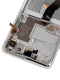 Replacement OLED Assembly With Frame Compatible with Samsung Galaxy S21 Ultra 5G (Refurbished) (Phantom Silver)