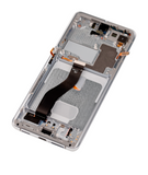 Replacement OLED Assembly With Frame Compatible with Samsung Galaxy S21 Ultra 5G (Service Pack) (Phantom Silver)