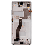Replacement OLED Assembly With Frame Compatible with Samsung Galaxy S21 Ultra 5G (Service Pack) (Phantom Silver)