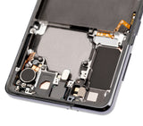Replacement OLED Assembly With Frame Compatible with Samsung Galaxy S21 5G (Service Pack) (Phantom Gray)