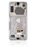 Replacement OLED Assembly With Frame Compatible with Samsung Galaxy S21 Plus 5G (Refurbished) (Phantom Silver)