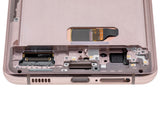 Replacement OLED Assembly With Frame Compatible with Samsung Galaxy S21 Plus 5G (Refurbished) (Phantom Violet / Pink / Gold)