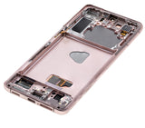 Replacement OLED Assembly With Frame Compatible with Samsung Galaxy S21 Plus 5G (Refurbished) (Phantom Violet / Pink / Gold)