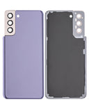 Replacement Back Cover Glass With Camera Lens Compatible with Samsung Galaxy S21 Plus (No Logo) (Aftermarket Plus) (Phantom Violet)