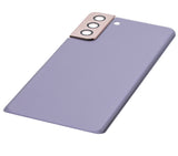 Replacement Back Cover Glass With Camera Lens Compatible with Samsung Galaxy S21 Plus (No Logo) (Aftermarket Plus) (Phantom Violet)