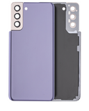 Replacement Back Cover Glass With Camera Lens Compatible with Samsung Galaxy S21 Plus (No Logo) (Aftermarket Plus) (Phantom Violet)