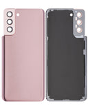 Replacement Back Cover Glass With Camera Lens Compatible with Samsung Galaxy S21 Plus (No Logo) (Aftermarket Plus) (Phantom Gold)