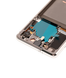 Replacement OLED Assembly With Frame Compatible with Samsung Galaxy S21 5G (Service Pack) (Phantom White)