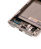 Replacement OLED Assembly With Frame Compatible with Samsung Galaxy S21 5G (Service Pack) (Phantom White)