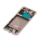 Replacement OLED Assembly With Frame Compatible with Samsung Galaxy S21 5G (Service Pack) (Phantom White)