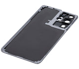 Replacement Back Cover Glass With Camera Lens Compatible with Samsung Galaxy S21 Ultra (No Logo) (Aftermarket Plus) (Phantom Brown)
