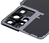 Replacement Back Cover Glass With Camera Lens Compatible with Samsung Galaxy S21 Ultra (No Logo) (Aftermarket Plus) (Phantom Brown)