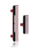 Replacement Hard Buttons (Power / Volume) Compatible with Samsung Galaxy S21 Ultra (Phantom Titanium)