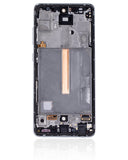 Replacement OLED Assembly With Frame Compatible with Samsung Galaxy A52 4G (A525 / 2021) / A52 5G (A526 / 2021) / A52S 5G (A528 / 2021) (Refurbished) (Awesome White)