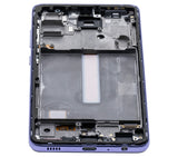 Replacement OLED Assembly With Frame Compatible with Samsung Galaxy A52 4G (A525 / 2021) / A52 5G (A526 / 2021) / A52S 5G (A528 / 2021) (Refurbished) (Awesome Violet)