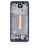 Replacement OLED Assembly With Frame Compatible with Samsung Galaxy A52 4G (A525 / 2021) / A52 5G (A526 / 2021) / A52S 5G (A528 / 2021) (Refurbished) (Awesome Blue)