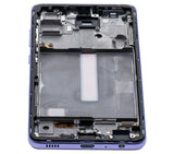 Replacement OLED Assembly With Frame Compatible with Samsung Galaxy A52 4G (A525 / 2021) / A52 5G (A526 / 2021) / A52S 5G (A528/2021) (Service Pack) (Awesome Violet)
