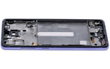 Replacement OLED Assembly With Frame Compatible with Samsung Galaxy A52 4G (A525 / 2021) / A52 5G (A526 / 2021) / A52S 5G (A528/2021) (Service Pack) (Awesome Violet)