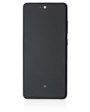 Replacement LCD Assembly With Frame (Without Finger Print Sensor) Compatible with Samsung Galaxy A52 4G (A525 / 2021) / A52 5G (A526 / 2021) / A52S (A528 / 2021) (Aftermarket : Incell) (Awesome Black)