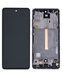 Replacement LCD Assembly With Frame (Without Finger Print Sensor) Compatible with Samsung Galaxy A52 4G (A525 / 2021) / A52 5G (A526 / 2021) / A52S (A528 / 2021) (Aftermarket : Incell) (Awesome White)