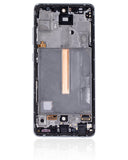 Replacement LCD Assembly With Frame (Without Finger Print Sensor) Compatible with Samsung Galaxy A52 4G (A525 / 2021) / A52 5G (A526 / 2021) / A52S (A528 / 2021) (Aftermarket : Incell) (Awesome White)