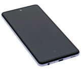 Replacement LCD Assembly With Frame (Without Finger Print Sensor) Compatible with Samsung Galaxy A52 4G (A525 / 2021) / A52 5G (A526 / 2021) / A52S (A528 / 2021) (Aftermarket : Incell) (Awesome White)
