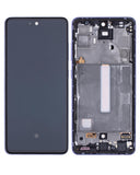 Replacement LCD Assembly With Frame (Without Finger Print Sensor) Compatible with Samsung Galaxy A52 4G (A525 / 2021) / A52 5G (A526 / 2021) / A52S (A528 / 2021) (Aftermarket : Incell) (Awesome Violet)