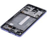 Replacement LCD Assembly With Frame (Without Finger Print Sensor) Compatible with Samsung Galaxy A52 4G (A525 / 2021) / A52 5G (A526 / 2021) / A52S (A528 / 2021) (Aftermarket : Incell) (Awesome Violet)