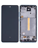 Replacement LCD Assembly With Frame (Without Finger Print Sensor) Compatible with Samsung Galaxy A52 4G (A525 / 2021) / A52 5G (A526 / 2021) / A52S (A528 / 2021) (Aftermarket : Incell) (Awesome Blue)