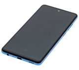 Replacement LCD Assembly With Frame (Without Finger Print Sensor) Compatible with Samsung Galaxy A52 4G (A525 / 2021) / A52 5G (A526 / 2021) / A52S (A528 / 2021) (Aftermarket : Incell) (Awesome Blue)