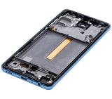 Replacement LCD Assembly With Frame (Without Finger Print Sensor) Compatible with Samsung Galaxy A52 4G (A525 / 2021) / A52 5G (A526 / 2021) / A52S (A528 / 2021) (Aftermarket : Incell) (Awesome Blue)
