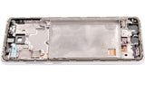 Replacement OLED Assembly With Frame Compatible with Samsung A72 (A725 / 2021) (Refurbished) (Awesome White)