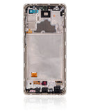 Replacement OLED Assembly With Frame Compatible with Samsung A72 (A725 / 2021) (Refurbished) (Awesome White)