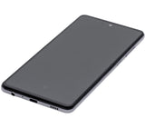 Replacement OLED Assembly With Frame Compatible with Samsung A72 (A725 / 2021) (Refurbished) (Awesome Black)