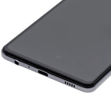 Replacement OLED Assembly With Frame Compatible with Samsung A72 (A725 / 2021) (Refurbished) (Awesome Black)