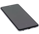 Replacement OLED Assembly With Frame Compatible with Samsung A72 (A725 / 2021) (Service Pack) (Awesome Black)