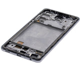 Replacement OLED Assembly With Frame Compatible with Samsung A72 (A725 / 2021) (Service Pack) (Awesome Black)