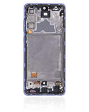 Replacement OLED Assembly With Frame Compatible with Samsung Galaxy A72 (A725 / 2021) (Refurbished) (Awesome Violet)