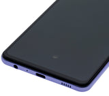 Replacement OLED Assembly With Frame Compatible with Samsung Galaxy A72 (A725 / 2021) (Refurbished) (Awesome Violet)