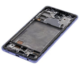Replacement OLED Assembly With Frame Compatible with Samsung Galaxy A72 (A725 / 2021) (Refurbished) (Awesome Violet)