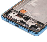Replacement OLED Assembly With Frame Compatible with Samsung A72 (A725 / 2021) (Service Pack) (Awesome Blue)