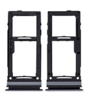 Replacement Single Sim Card Tray Compatible with Samsung Galaxy A72 (A725 / 2021) (Awesome Black)