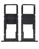 Replacement Single Sim Card Tray Compatible with Samsung Galaxy A02S (A025 / 2020) / A03 (A035 / 2021) (Black)