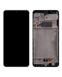 Replacement LCD Assembly With Frame Compatible with Samsung Galaxy A32 4G (A325 / 2021) (Service Pack) (Awesome Black)