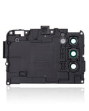 Replacement Back Camera Lens With Cover Bezel Ring Compatible with Samsung Galaxy A02S (A025 / 2020) (G Version) (Black)