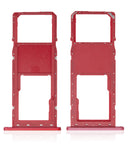 Replacement Single Sim Card Tray Compatible with Samsung Galaxy A02S (A025 / 2020) (Red)
