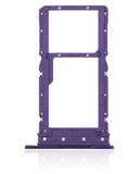 Replacement Dual Sim Card Tray Compatible with Motorola Moto G9 Power (XT2091 / 2020) (Electric Violet)