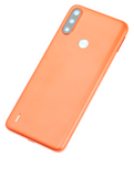 Replacement Back cover Glass Compatible with Motorola Moto E7 Power (XT2097-6 / 2021) (Coral Red)
