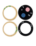 Replacement Back Camera Lens (Glass Only) With Adhesive Compatible with Samsung Galaxy S21 Ultra 5G (5 Piece Set)